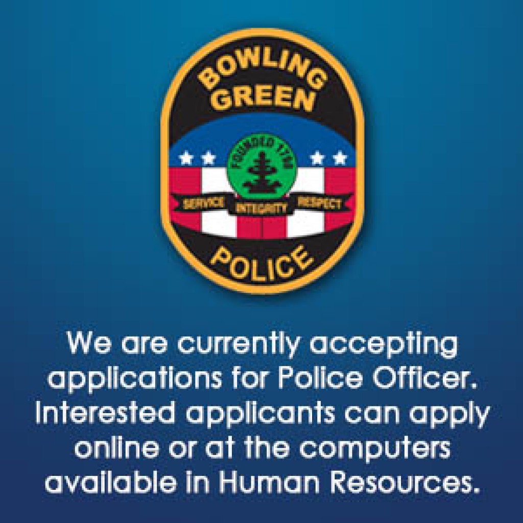 Now Accepting Applications for Police Officer
