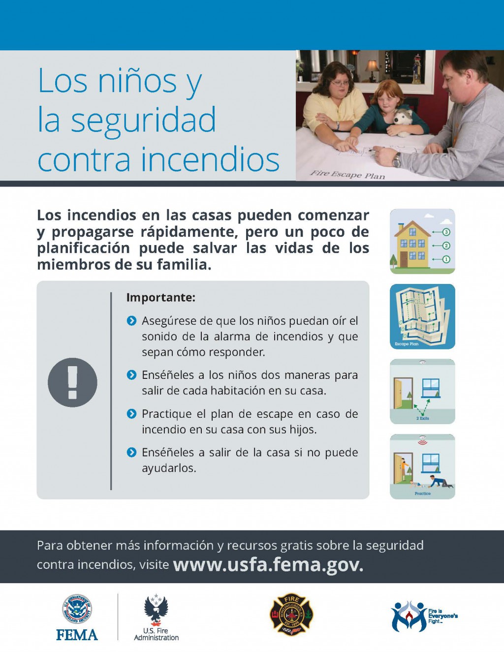 Children and Fire Safety Spanish