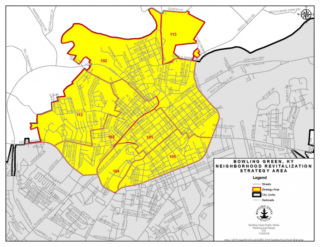 Bowling Green Reinvestment Area (Map)