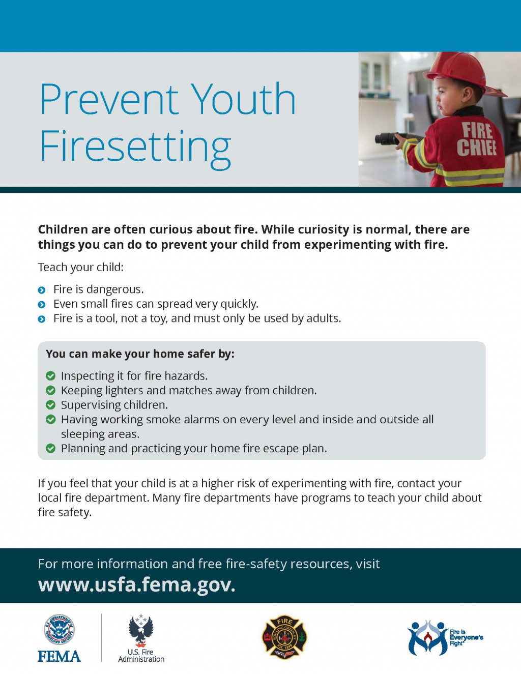 Prevent Youth Firesetting English
