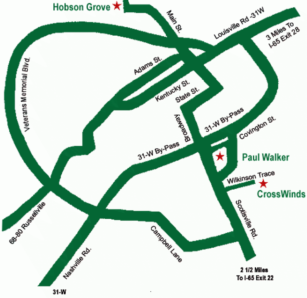 Hobson Grove Course Layout Map
