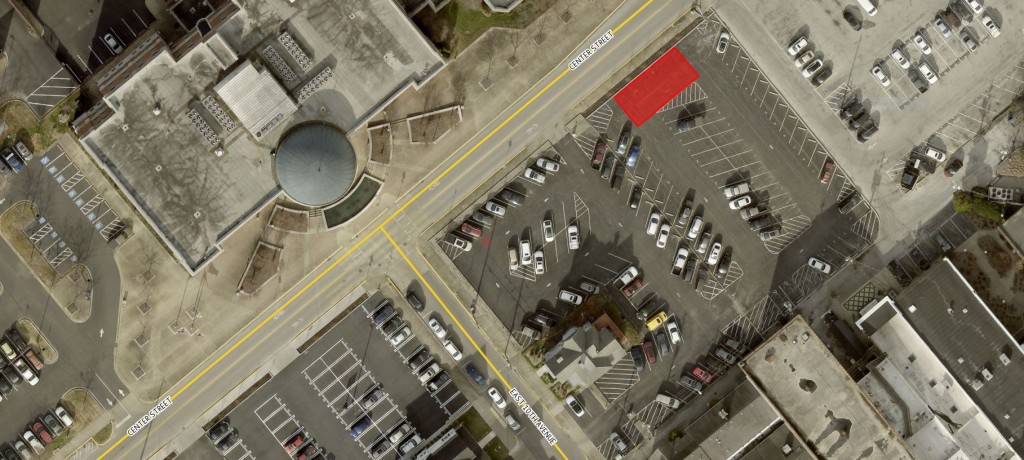 Aerial image of Paxton Lot