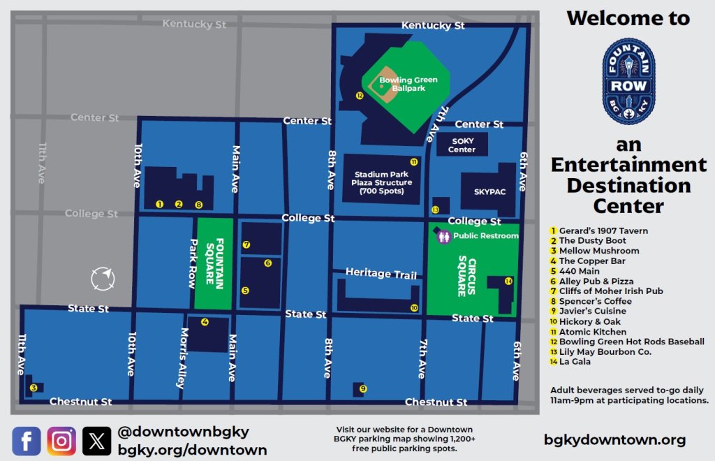 Fountain Row - Map