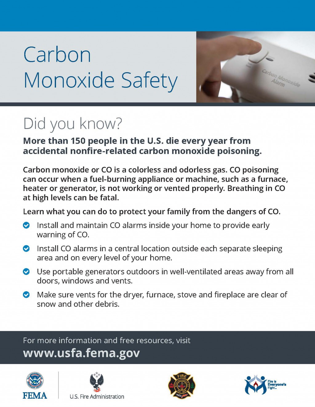 Carbon Monoxide Safety English