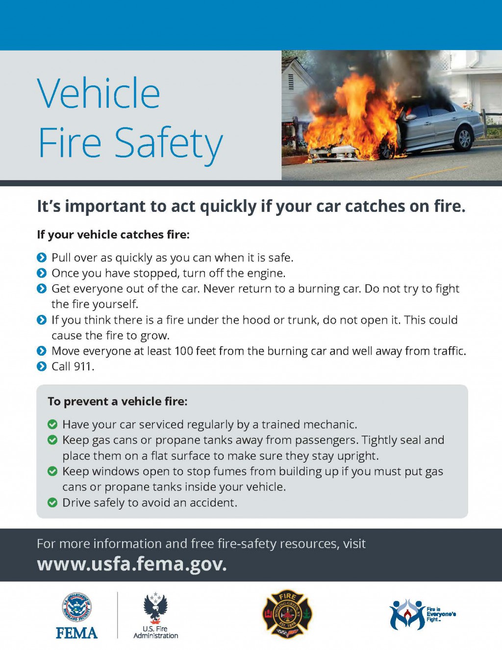 Vehicle Fire Safety English