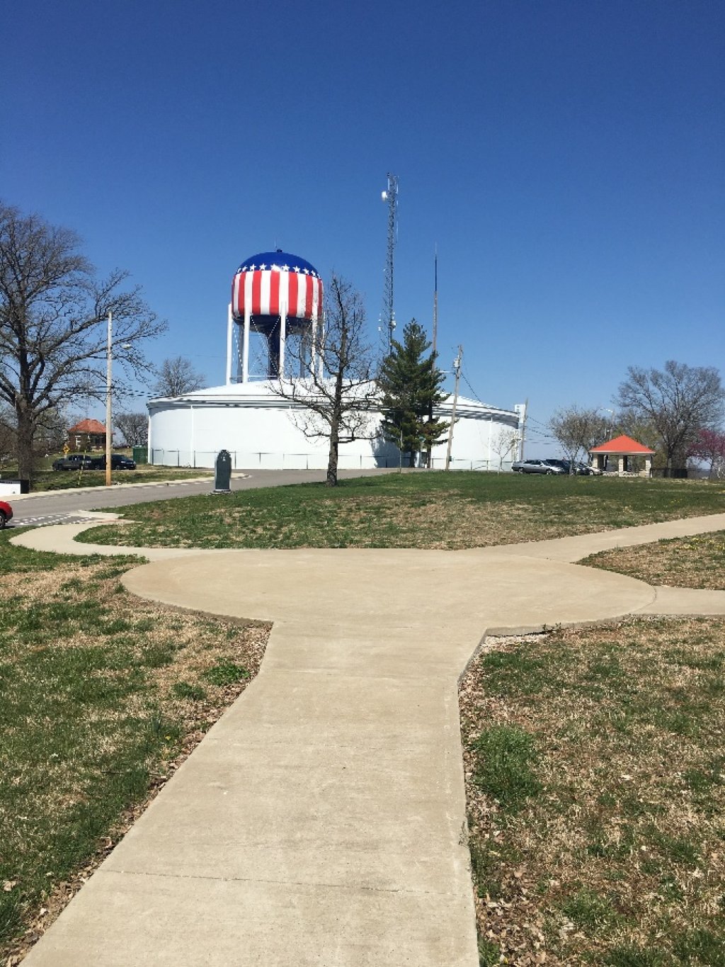 Concrete Path at Reservoir Hill Park