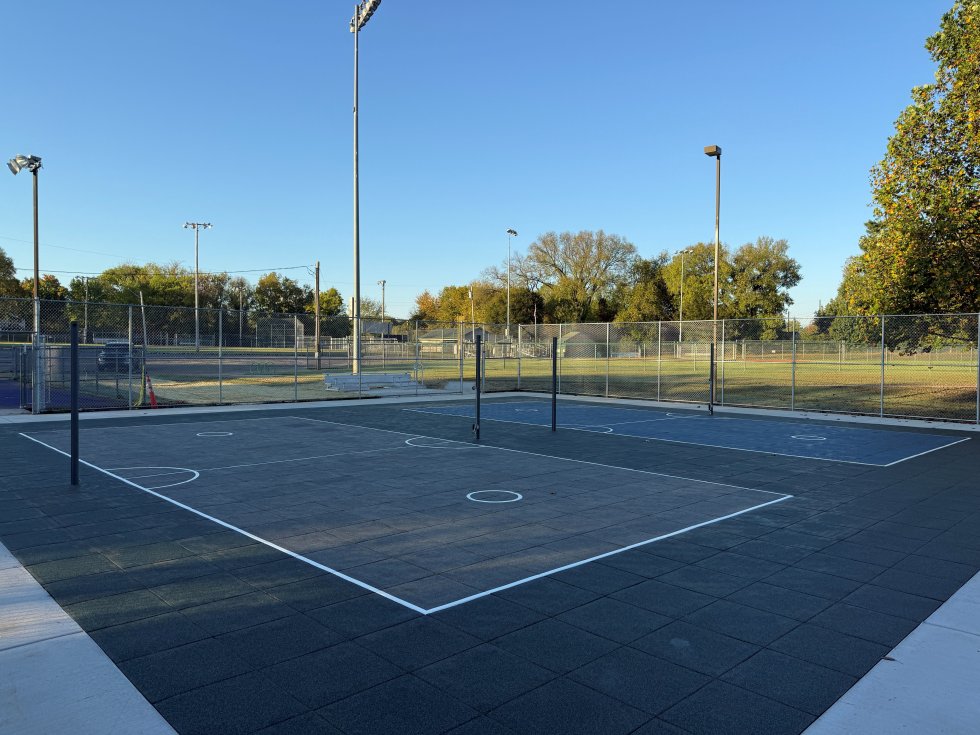 Pedigo Park Sepak Takraw Courts Complete