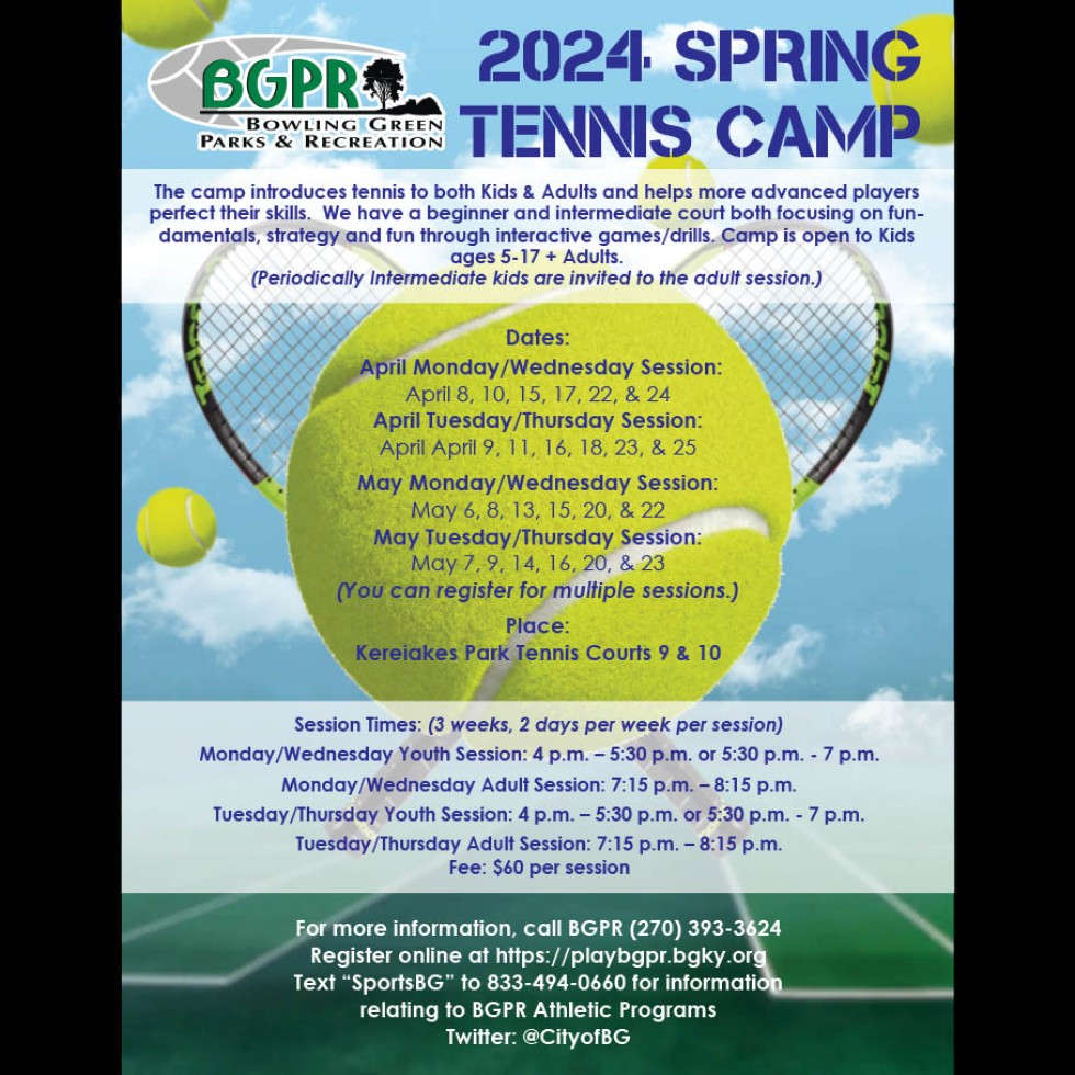 Spring Tennis Camp Registration