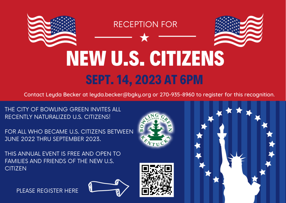 City to host celebration for new U.S. Citizens