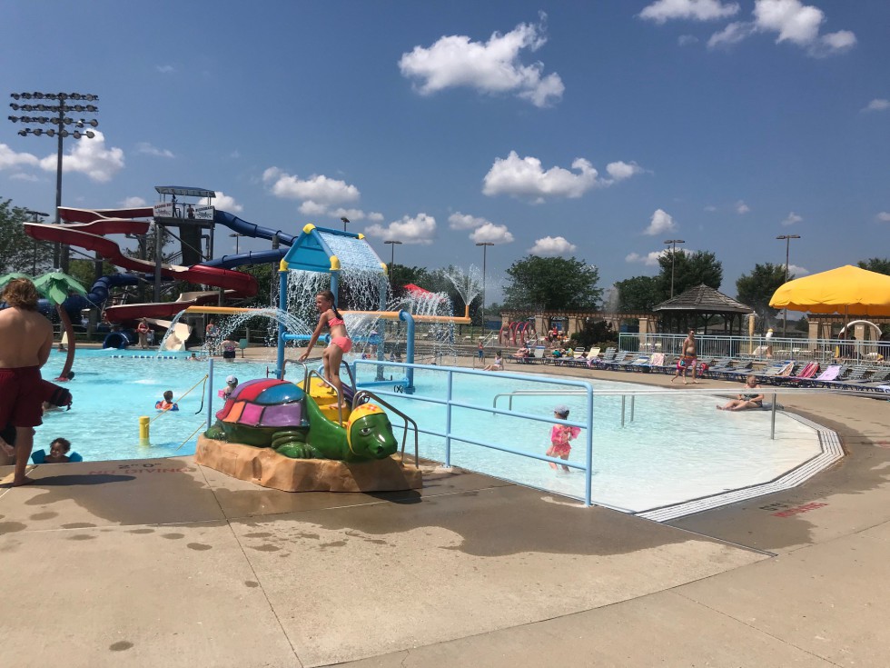 Russell Sims Aquatic Center Opening Day