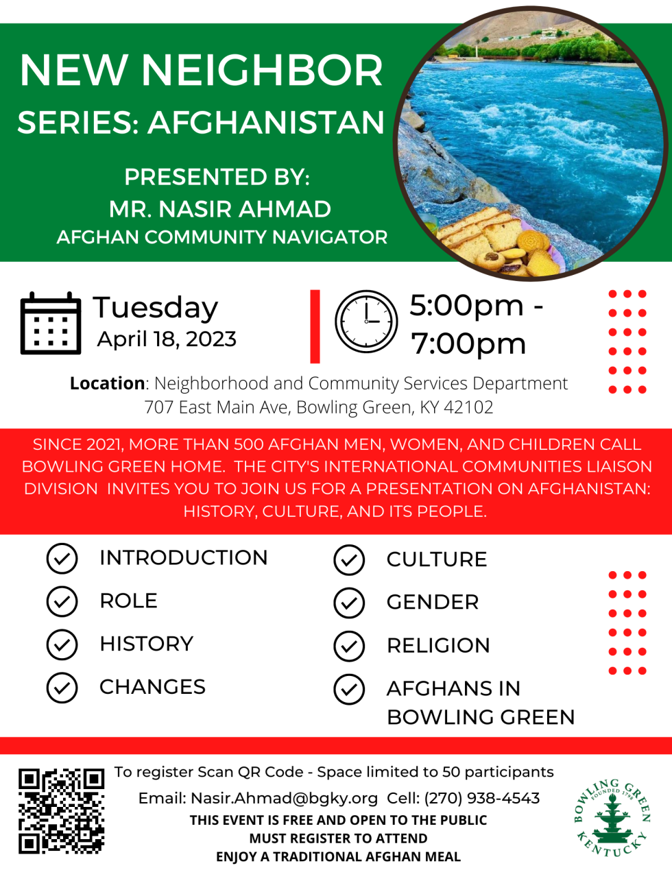 Learn about Afghan culture and history through the New Neighbor Series Afghanistan