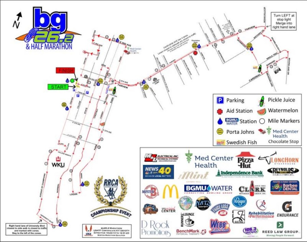 Traffic Impact Alert BG 26.2 and Half Marathon