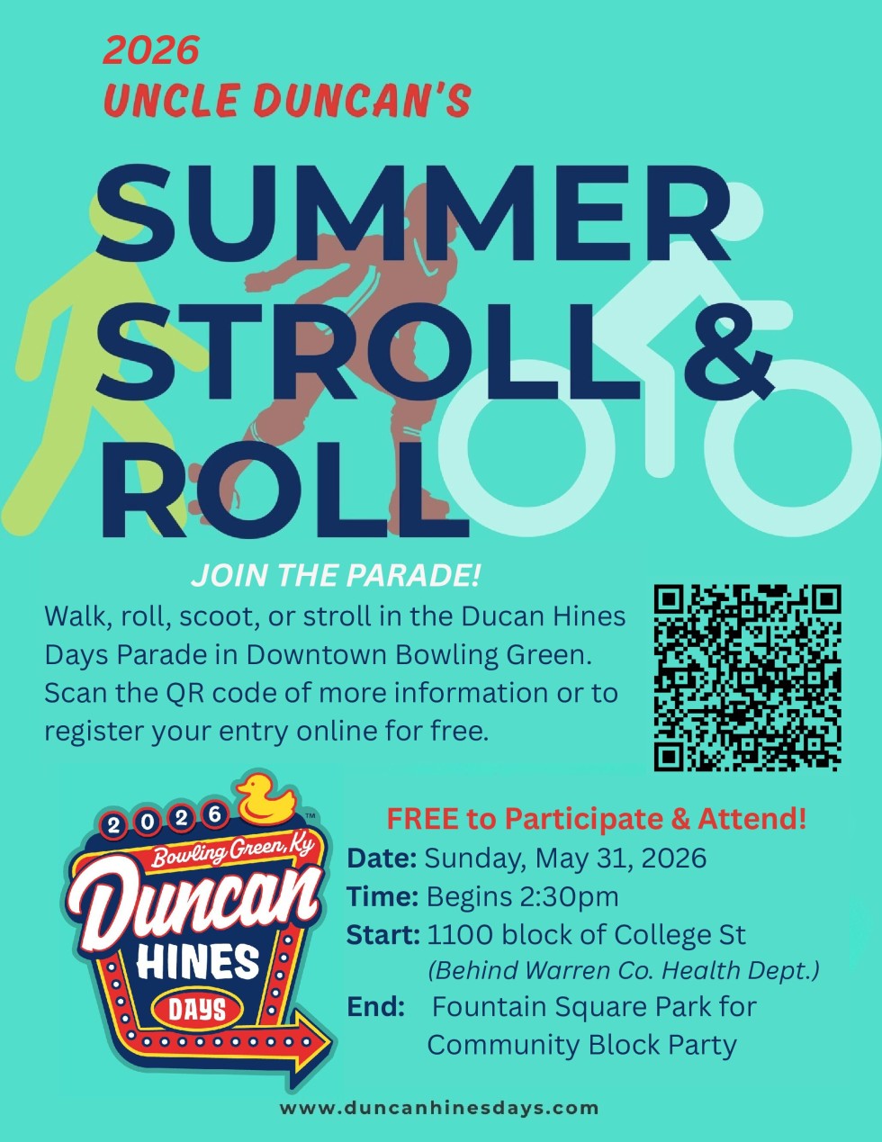 The DHD Stroll & Roll Parade May 31st