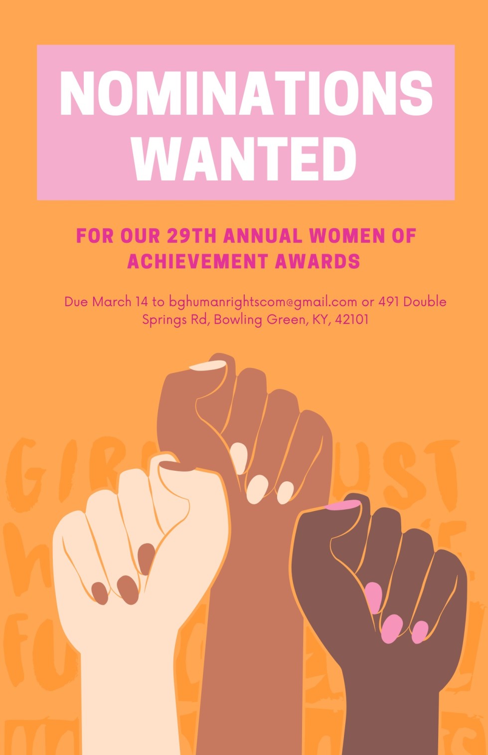 Bowling Green Human Rights Commission Celebrates 29th Annual Women of Achievement Awards