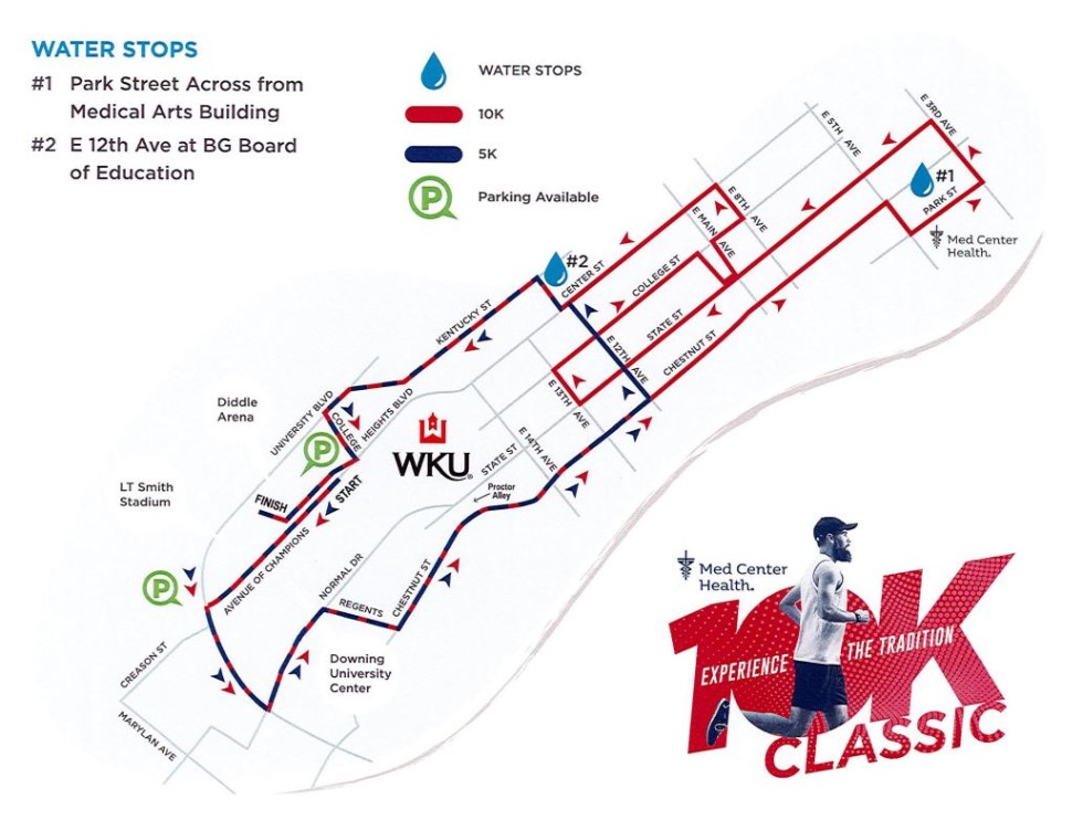 Traffic Impact for MedCenter Health 10K Classic Sept. 23