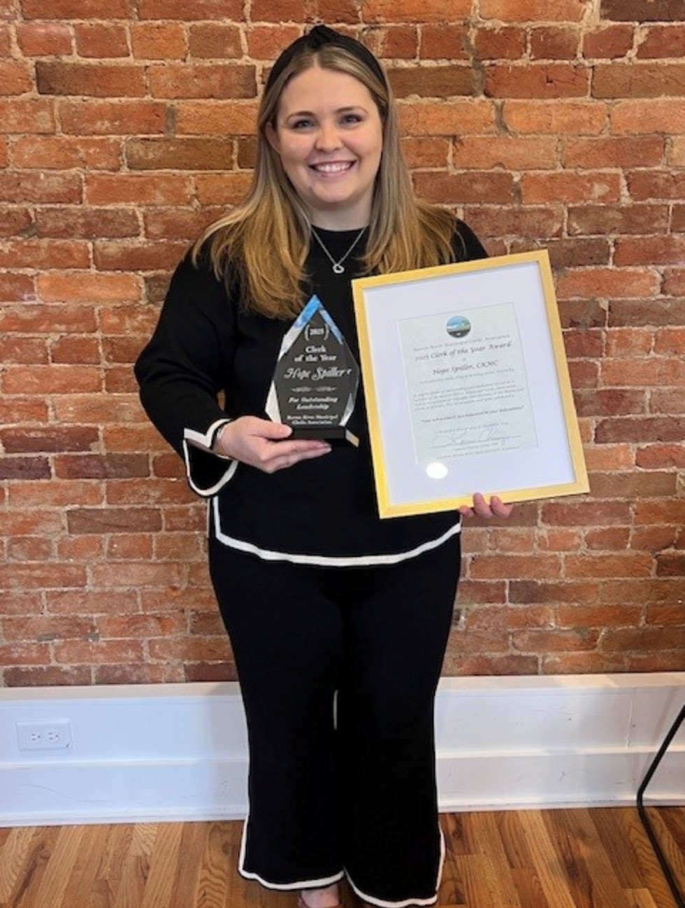Assistant City Clerk Hope Spiller named Clerk of the Year
