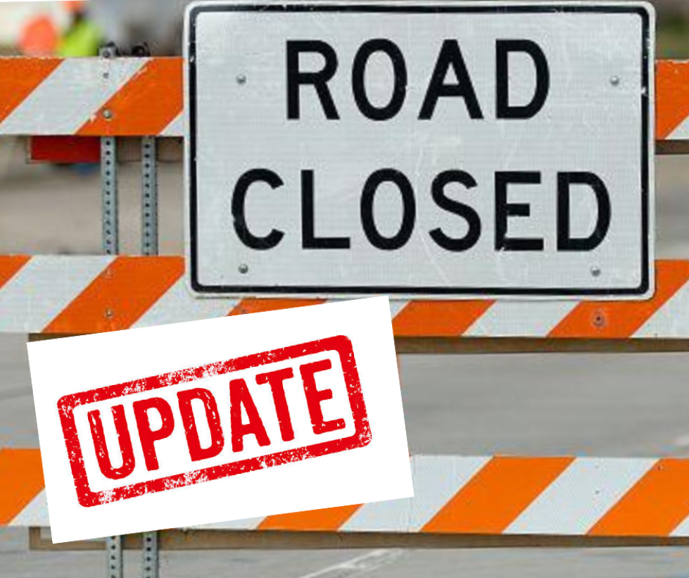 City Road Closure Update, as of December 19 at 11:15am