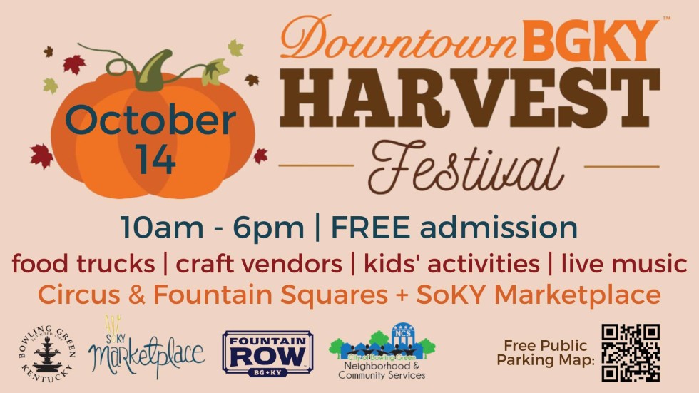 Downtown BGKY Harvest Festival this Saturday, Oct. 14 Bowling Green