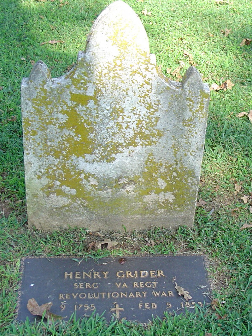 Pioneer Cemetery - Henry Grider