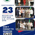 8th Annual Reception for New United States Citizens
