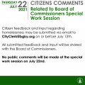 Special Work Session