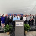 Governor presents $1 million check to the city to help pay for new Transpark fire station