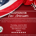 Reception for New U.S. Citizens on June 16