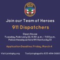 Now Hiring: 911 Dispatchers