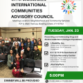 International Communities Advisory Council to meet January 23
