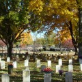 Cemetery back gate temporarily closed