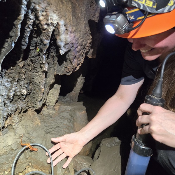 Water Quality Testing in Bypass Cave (15 April)