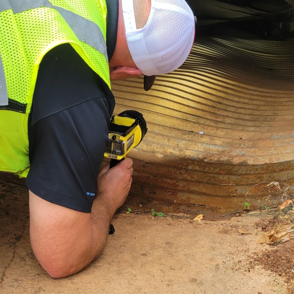 Checking Stormwater Infrastructure near Kensington Way (6 October)