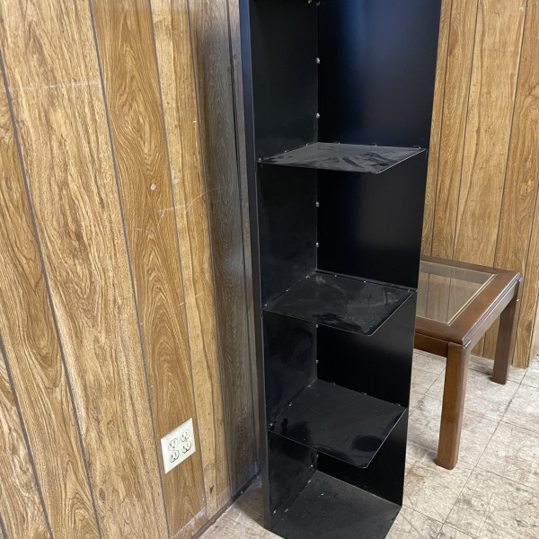 Metal Corner Magazine Rack/Shelving Unit