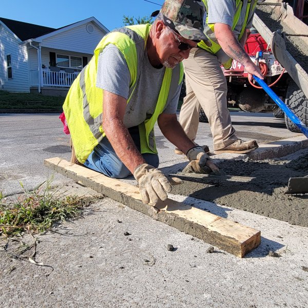 Sidewalk Repair and a Sunset on 24 Years! (30 July)