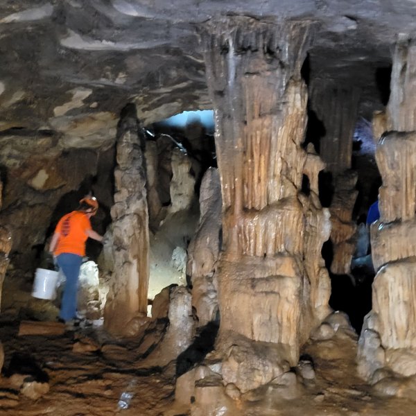 Lampkin Park Cave Clean-Up with Environmental Compliance Division 7-13-2026