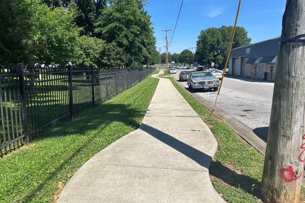 Sidewalk Next To a Road