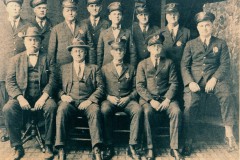 Members of the 1925 Bowling Green Police Department group photograph.