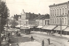 Downtown with Street Car