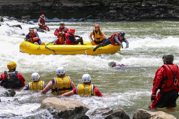 2014 Swift Water Rescue Training - Bowling Green Fire Department