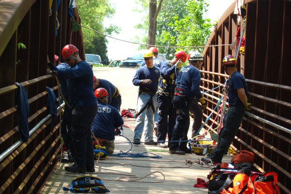 Fire Training at Lost River Cave 2 - May 2008