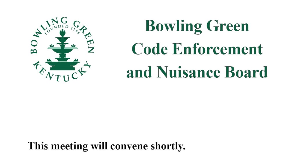 11/22/22 Code Enforcement and Nuisance Board Meeting