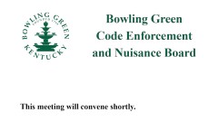 10/25/22 Code Enforcement and Nuisance Board Meeting
