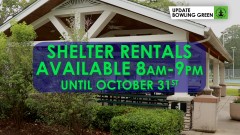 Park Shelter Rentals Available!