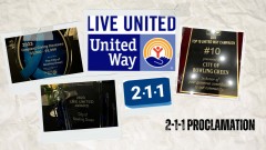 United Way 211 Proclamation Reading