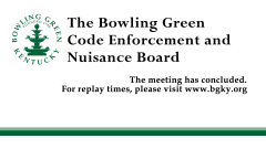 07/27/21 Code Enforcement and Nuisance Board