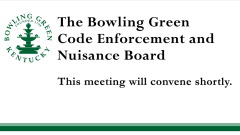 10/20/2025 Code Enforcement and Nuisance Board Meeting