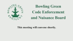 01/26/21 Code Enforcement and Nuisance Board Meeting