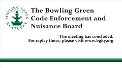 2/27/24 Code Enforcement and Nuisance Board Meeting