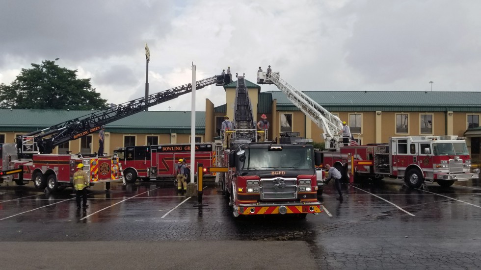 Firefighters Conducting Training at Motel - Bowling Green Fire Department